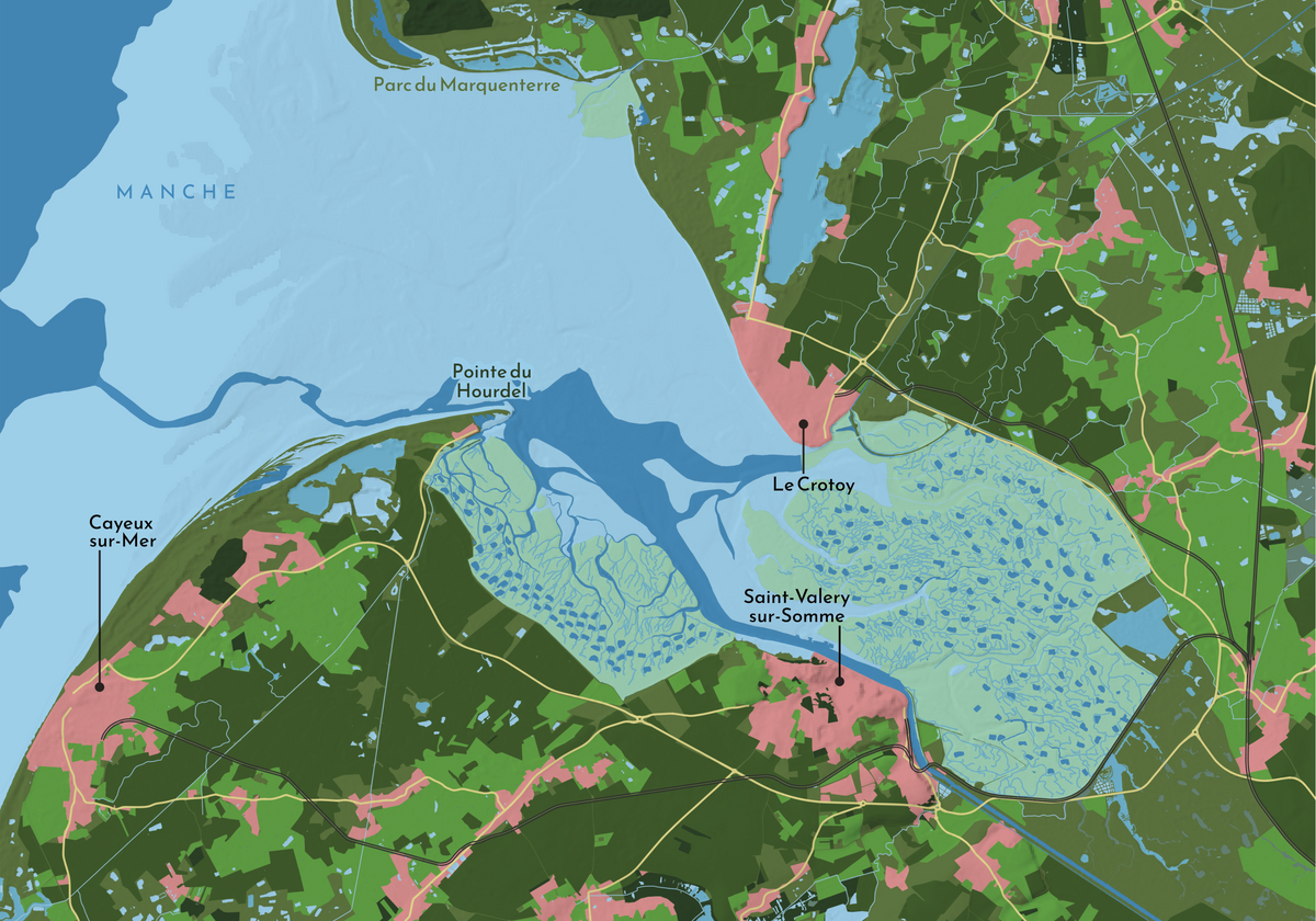 La Baie de Somme – Affiche cartographique