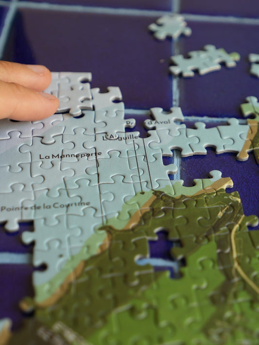 Jigsaw Puzzle The Cliffs of Étretat – 99 pieces