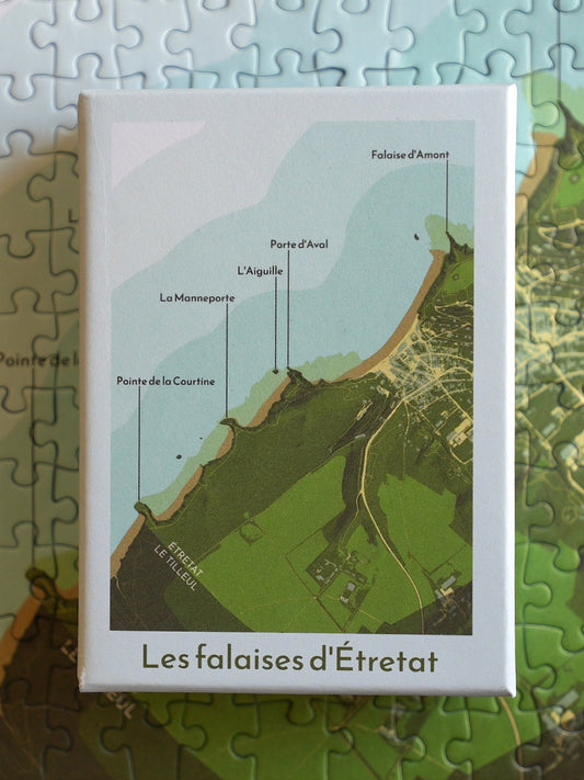 Jigsaw Puzzle The Cliffs of Étretat – 99 pieces