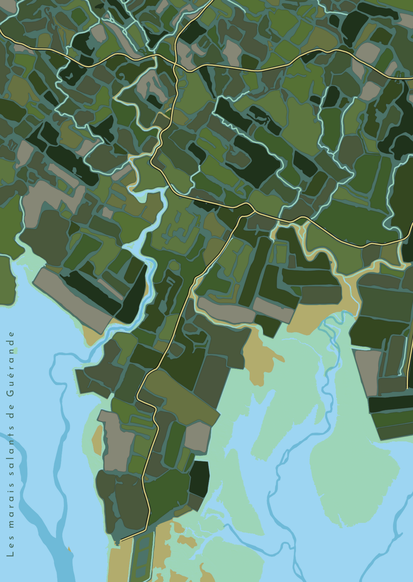 Les marais salants de Guérande – Puzzle 99 pièces