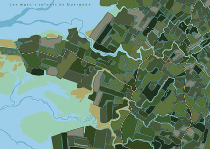 Les marais salants de Guérande – Puzzle 99 pièces