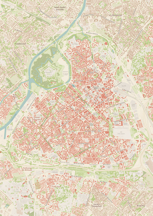 Lille, cœur de ville – Puzzle 1000 pièces