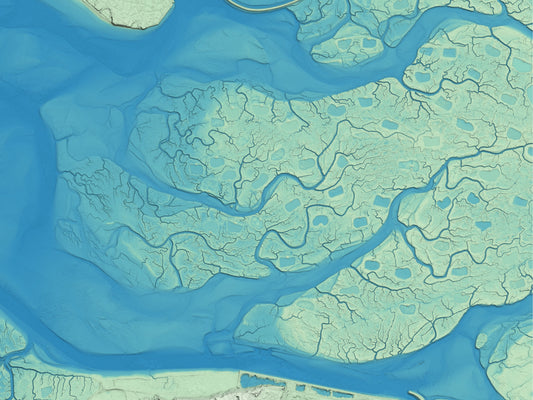 L'estuaire de la Somme – Affiche cartographique